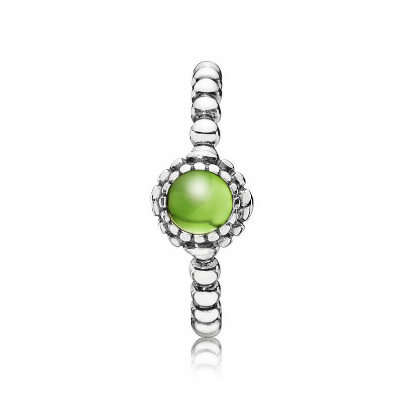 Pandora Birthday Blooms Ring August Silver Egypt HI7396504